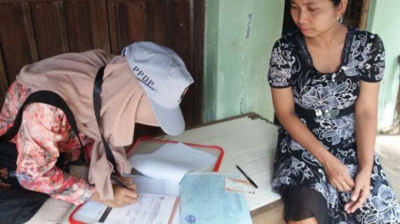 Petugas Pemutakhiran Data Pemilih (PPDP) RW-3 Pasuruhan Lor Siap Bertugas