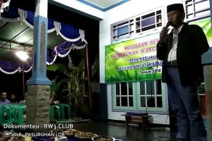 Sambutan Kepala Desa pada Kegiatan Pembinaan Kerukunan Warga Masyarakat Desa Pasuruhan Lor Kudus