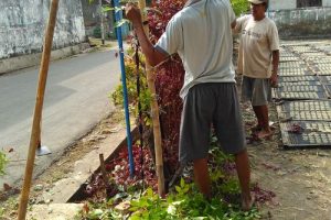 Kegiatan Kerja Bakti RT. 2, RW-3 Pasuruhan Lor, Menyambut HUT RI Ke-73